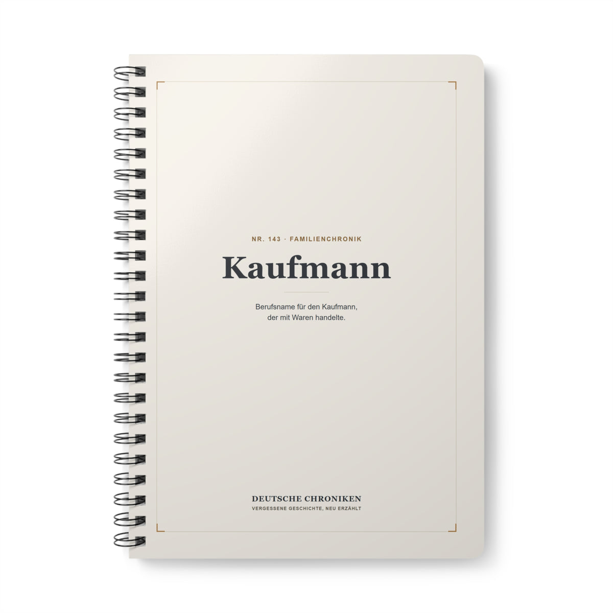 Kaufmann – Familienchronik-Notizbuch