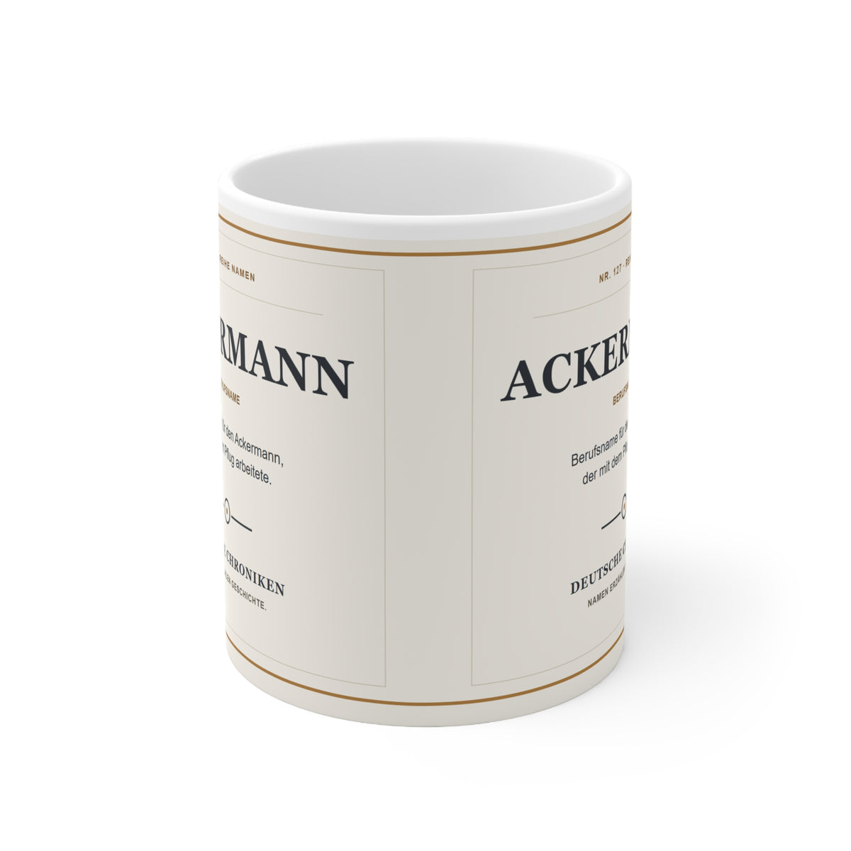 Ackermann – Namenstasse