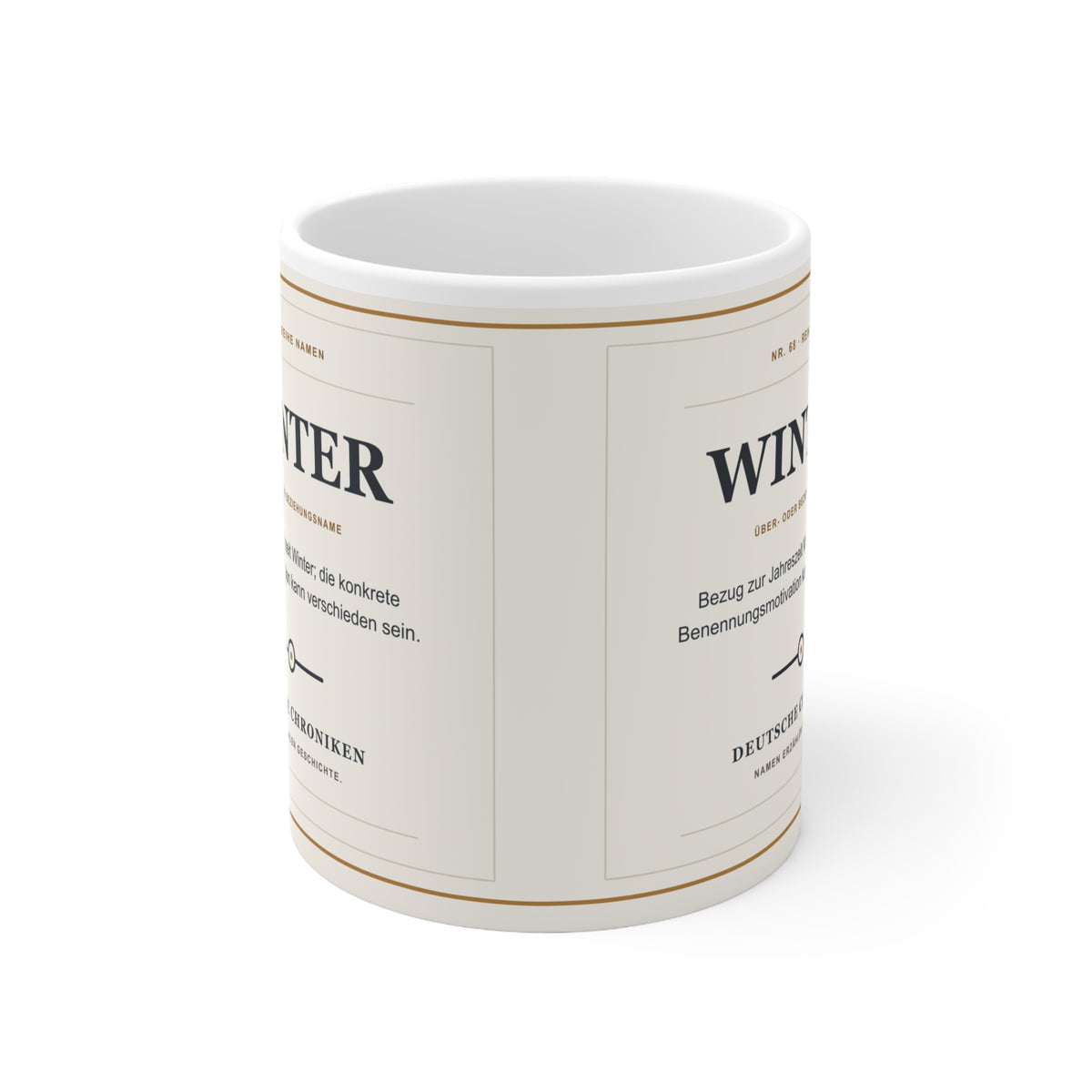 Winter – Namenstasse