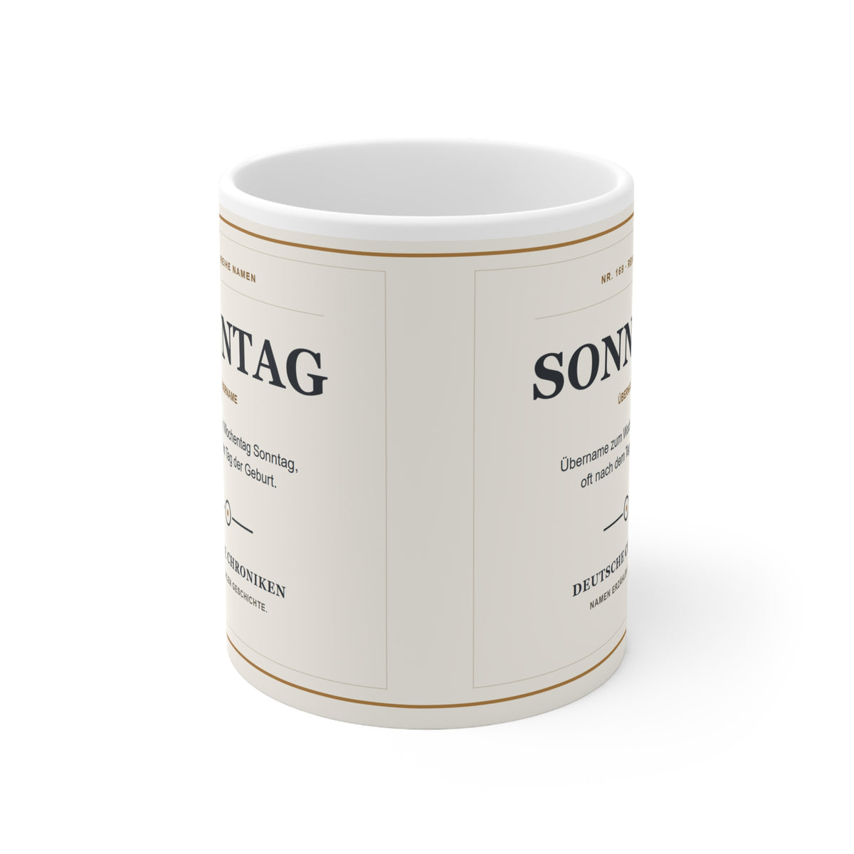 Sonntag – Namenstasse