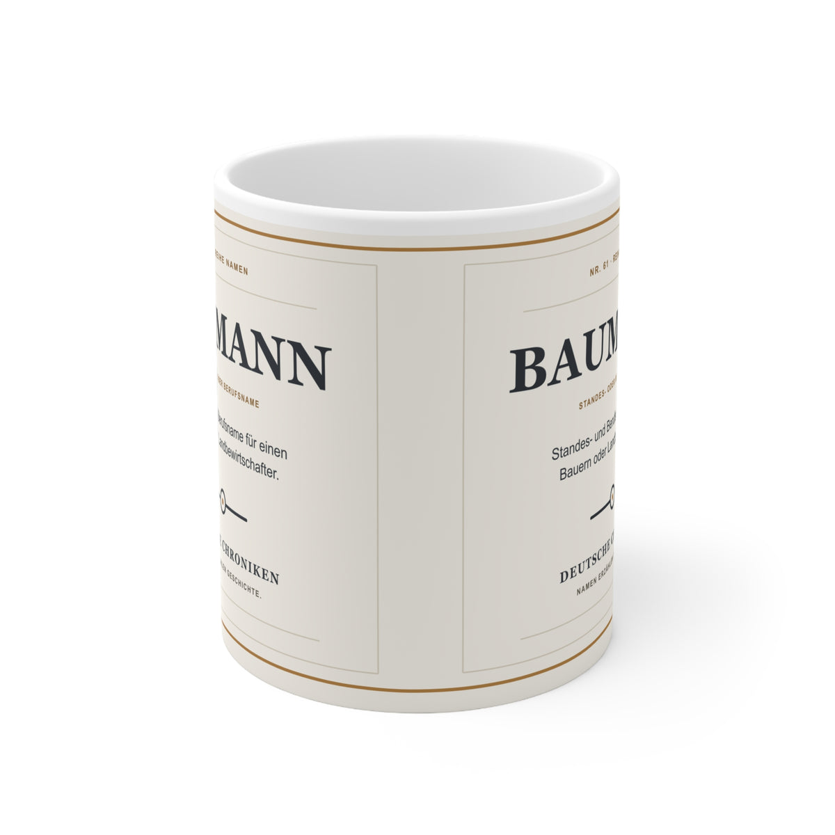 Baumann – Namenstasse