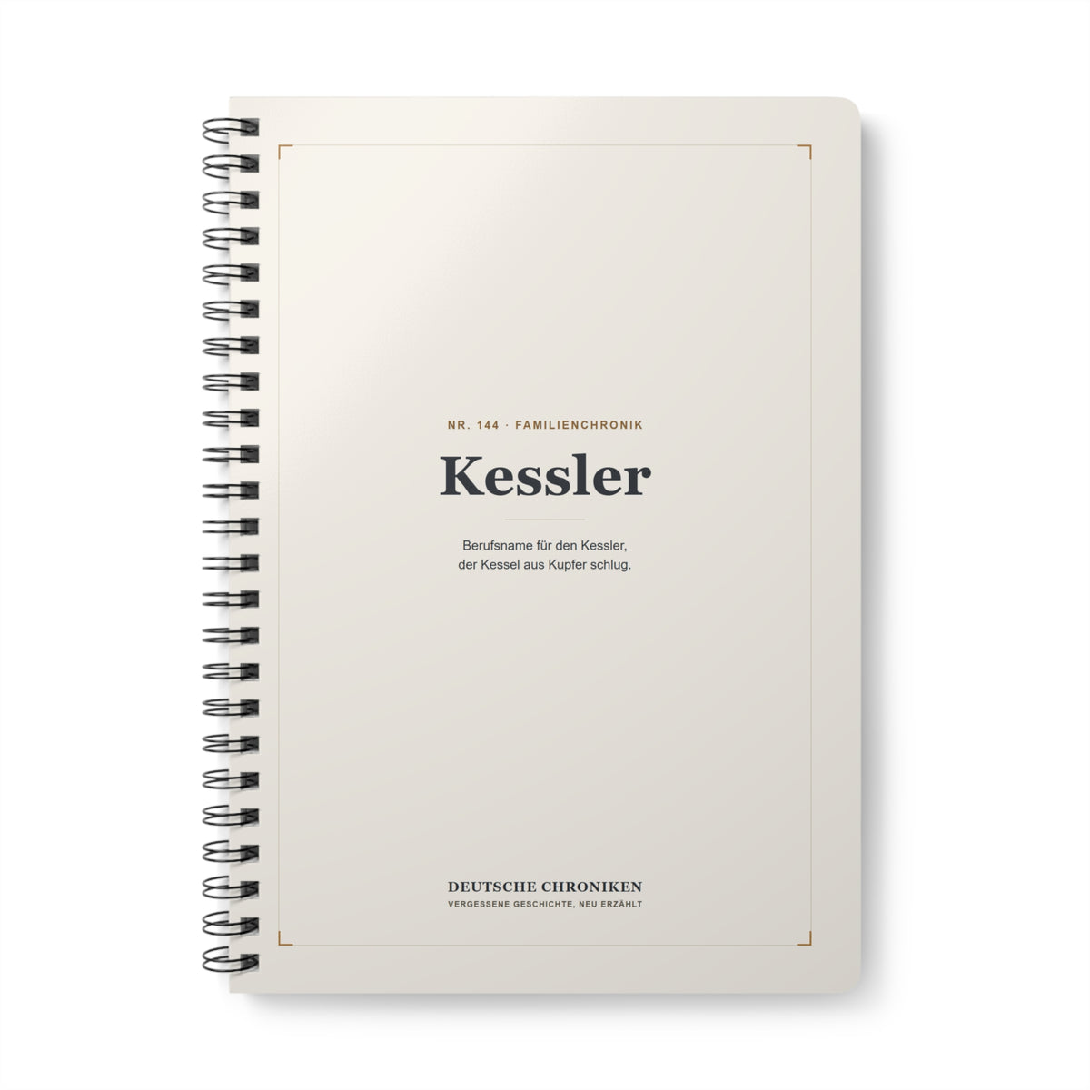 Kessler – Familienchronik-Notizbuch