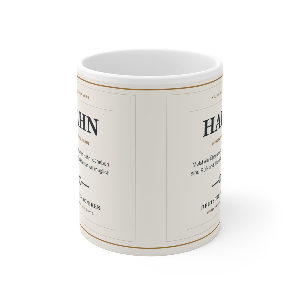 Hahn – Namenstasse