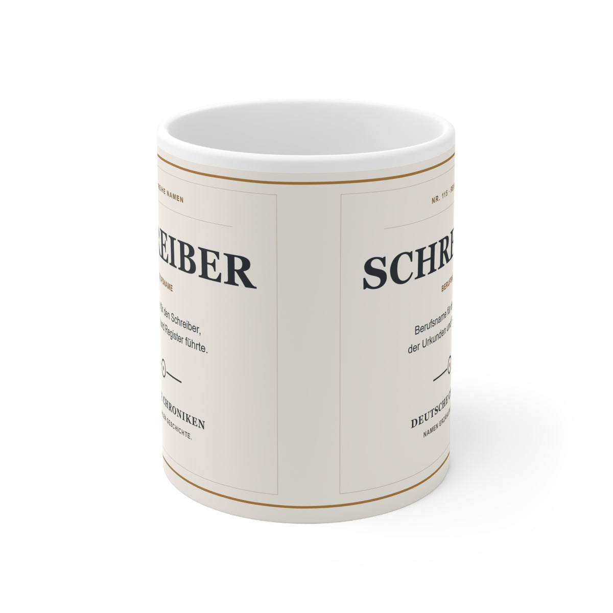 Schreiber – Namenstasse