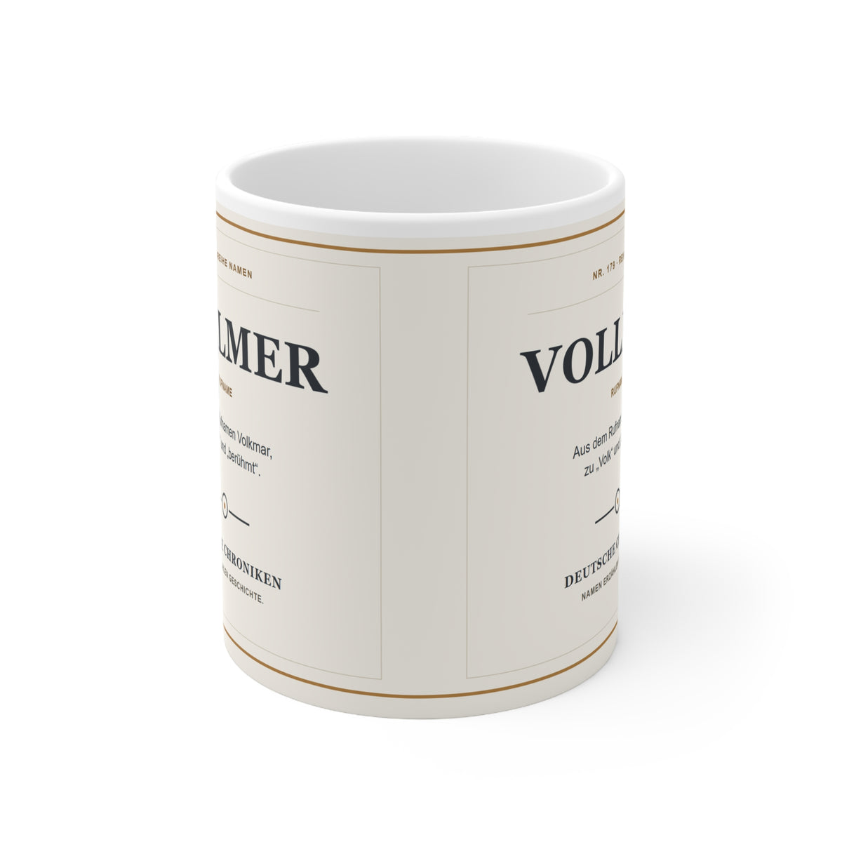 Vollmer – Namenstasse