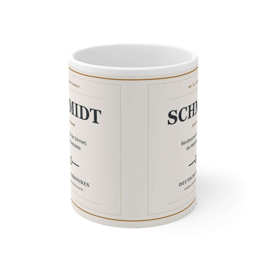 Schmidt – Namens-Tasse | Deutsche Chroniken