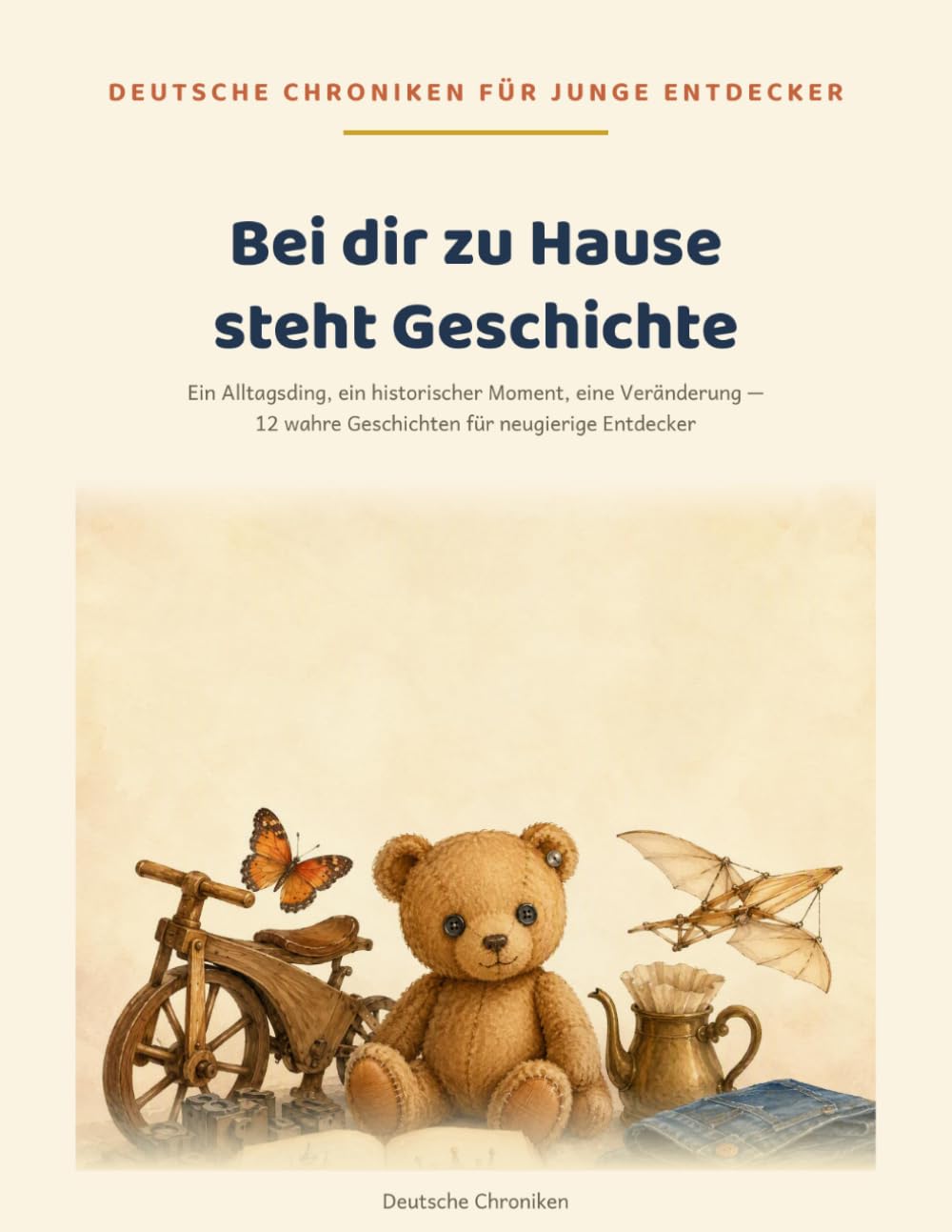 Buchcover: Bei dir zu Hause steht Geschichte – 12 wahre Geschichten für neugierige Entdecker, von Deutsche Chroniken und Adam Ozeir