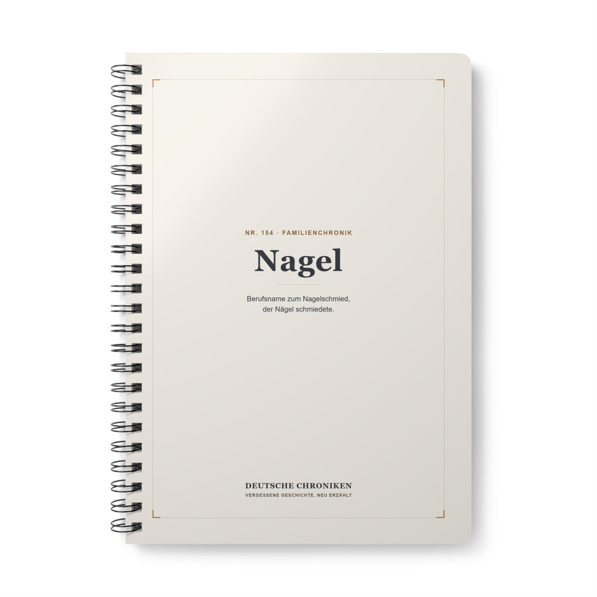 Nagel – Familienchronik-Notizbuch