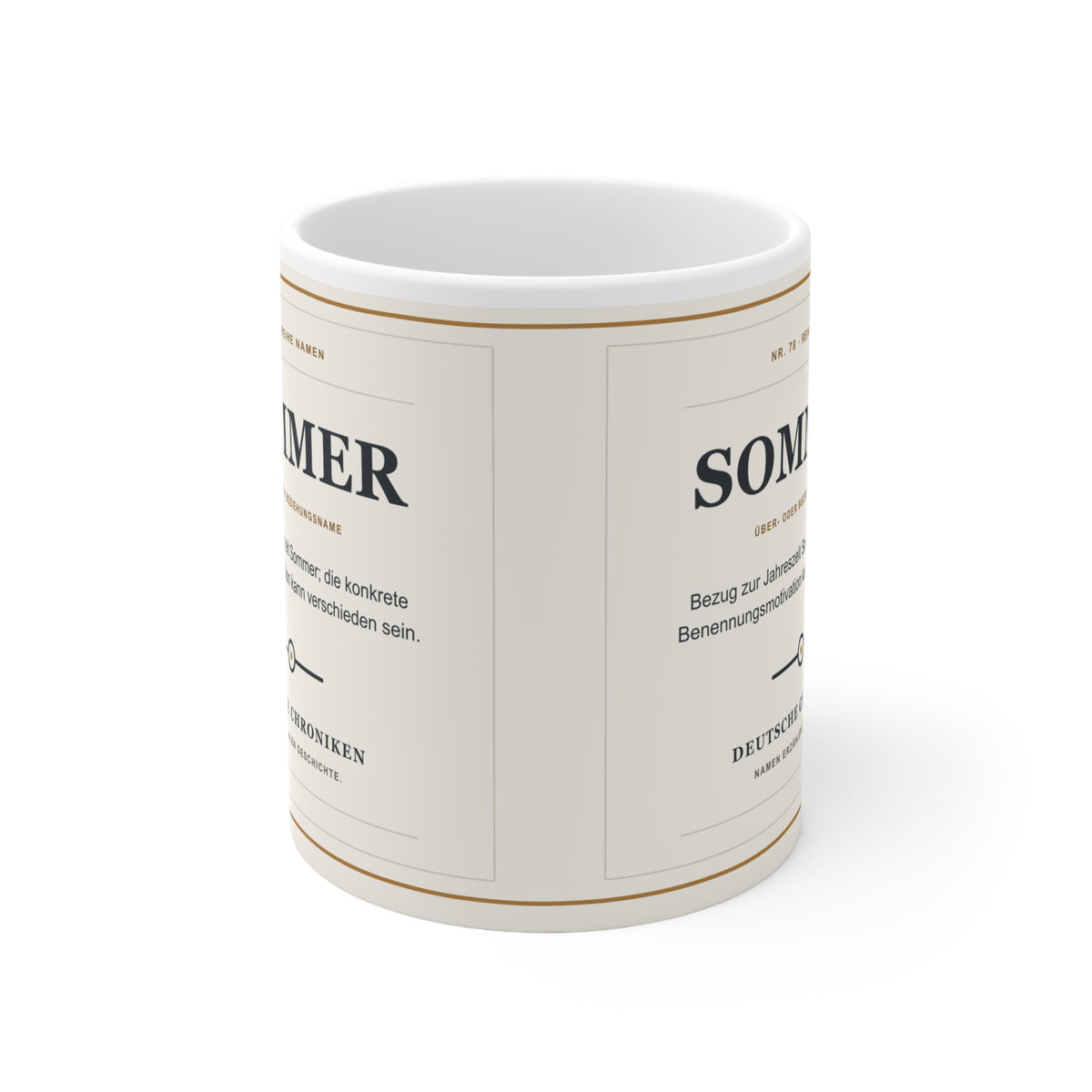 Sommer – Namenstasse