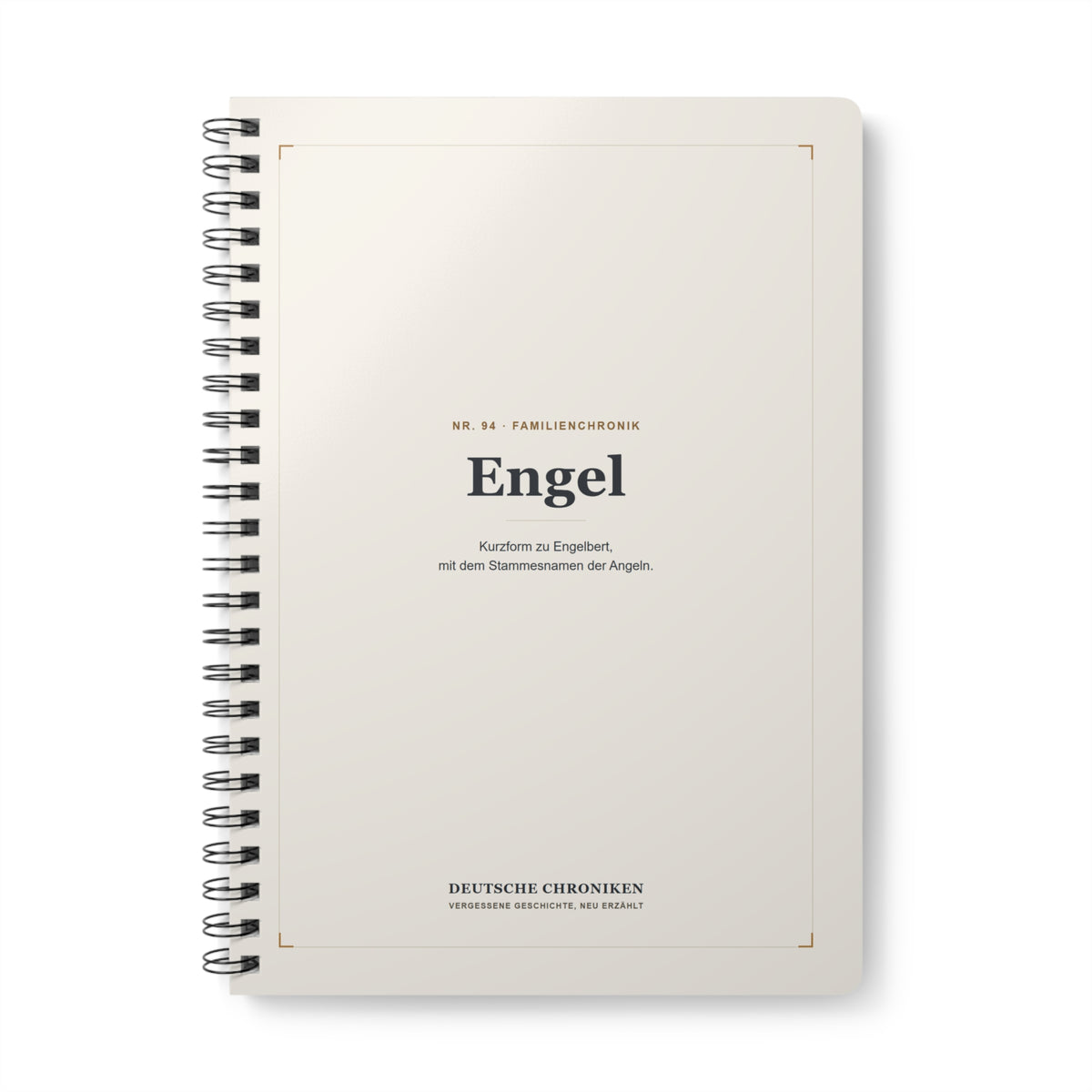 Engel – Familienchronik-Notizbuch